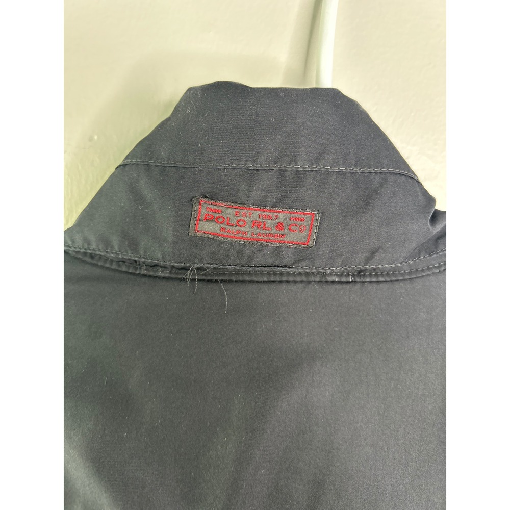 Vtg Polo Ralph Lauren Men's Black Fleece Denali Jacket Pony Logo Full Zip Sz M - Picture 6 of 13